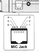6-pins modular jack