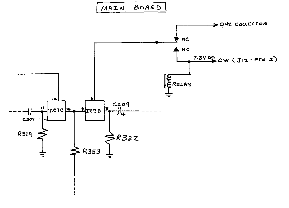 main board circuit changes.