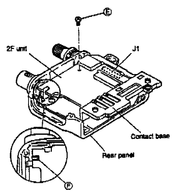 Removing 2F unit